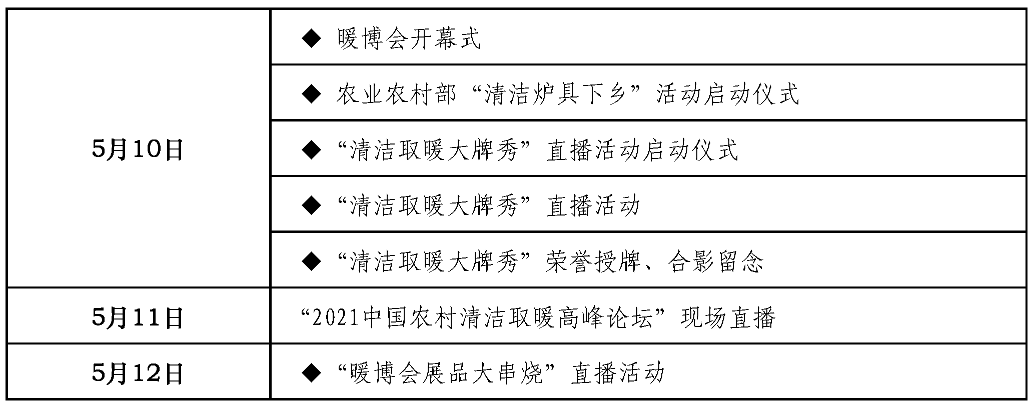 2021第十四屆暖博會清潔取暖“直播節”活動方案